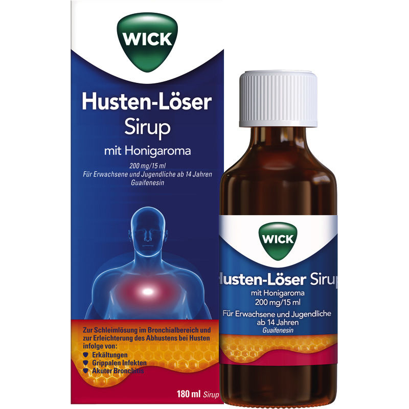 WICK Husten-Lser Sirup mit Honigaroma 200mg/15ml