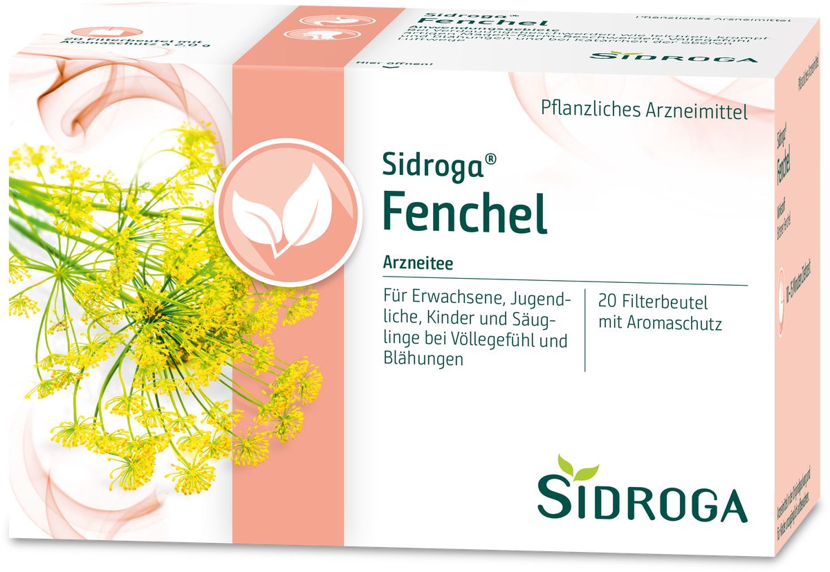 SIDROGA Fenchel Tee Filterbeutel