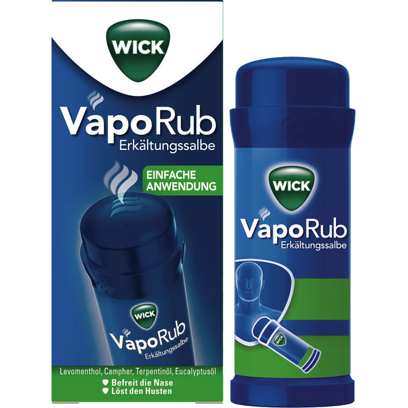 WICK VapoRub Erkltungssalbe im Applikator