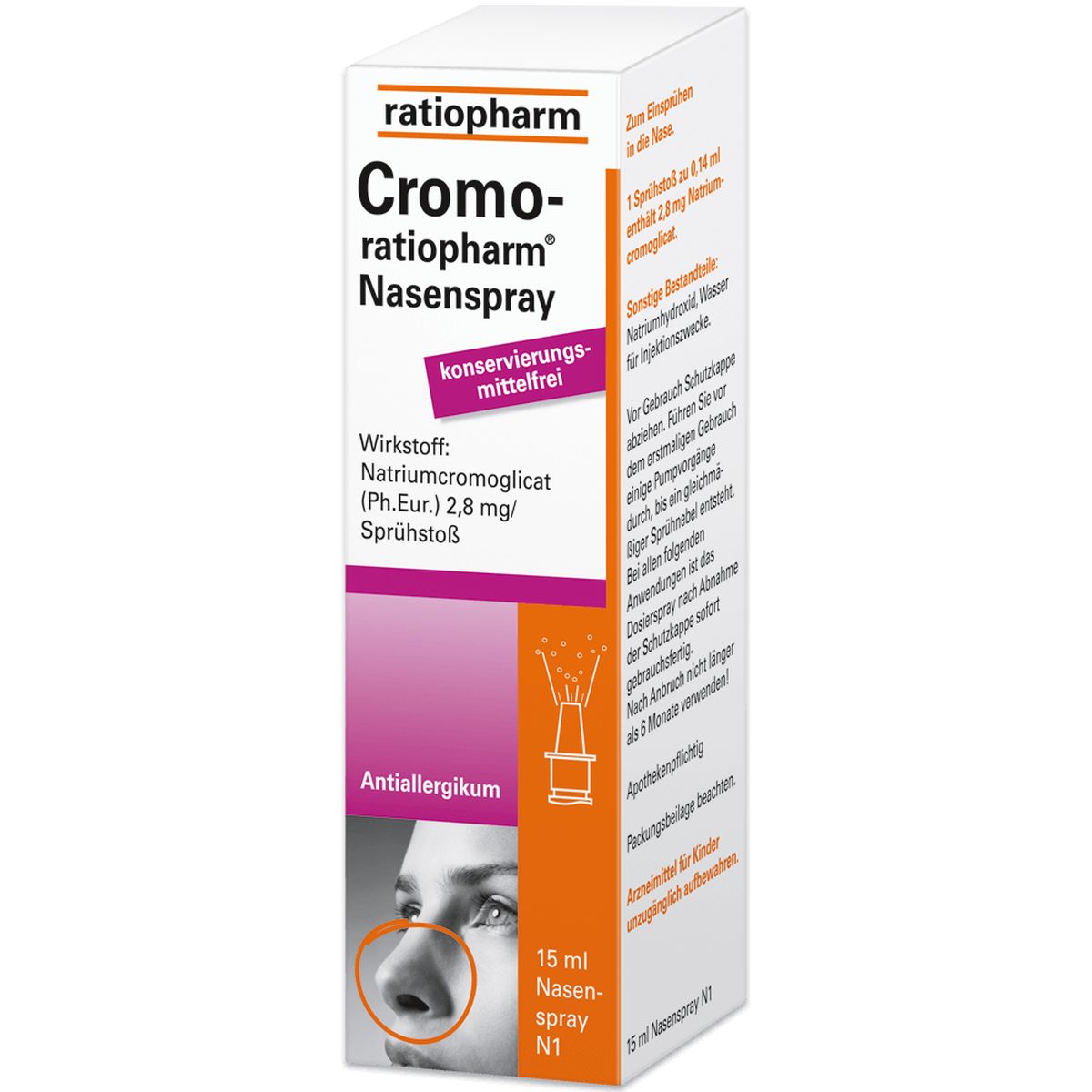 CROMO-RATIOPHARM Nasenspray konservierungsfrei
