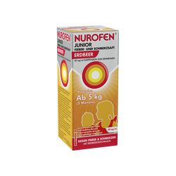 NUROFEN Junior Fieber-u.Schmerzsaft Erdbe.40 mg/ml