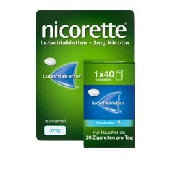 NICORETTE freshmint 2 mg Lutschtabletten gepresst