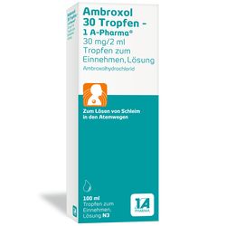 AMBROXOL 30 Tropfen-1A Pharma