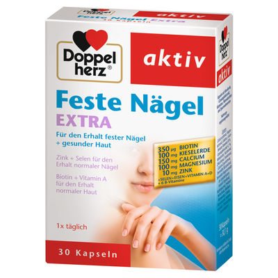 DOPPELHERZ Feste N�gel Extra Kapseln