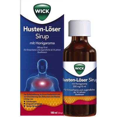 WICK Husten-Lser Sirup mit Honigaroma 200mg/15ml