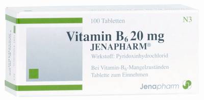 VITAMIN B6 20 mg Jenapharm Tabletten